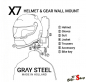 Preview: Gray Steel "X7" in Grau